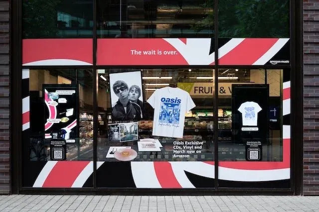 Oasis Reunion Tour Sparks Innovative Retail Collaborations at Amazon Fresh Wembley