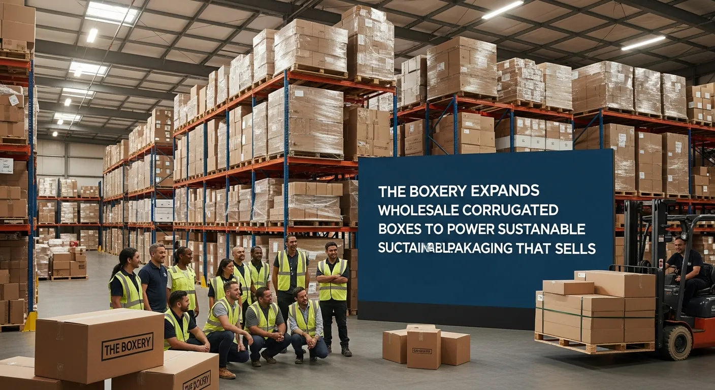 The Boxery Expands Wholesale Corrugated Boxes To Power Sustainable Packaging That Sells