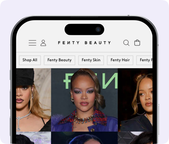 Fenty Beauty performance dashboard