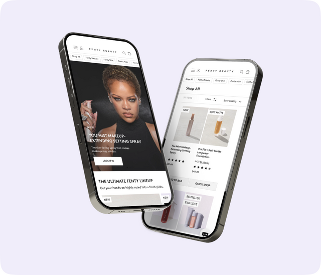 Fenty Beauty product showcase